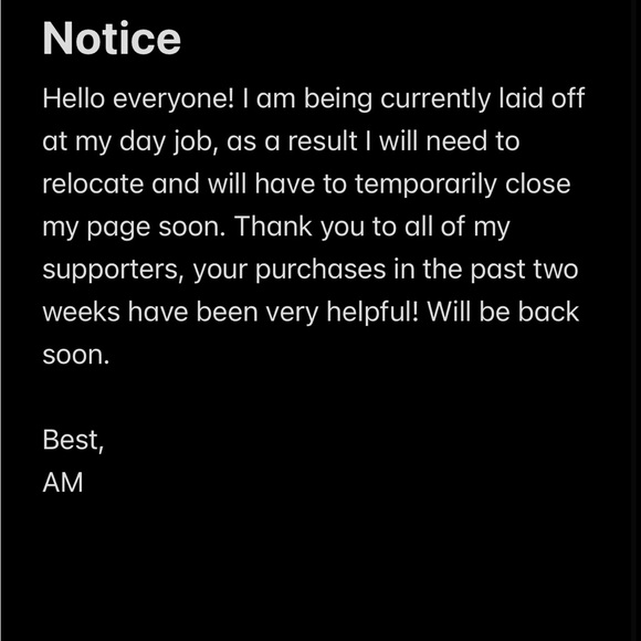 Notice - Picture 1 of 1